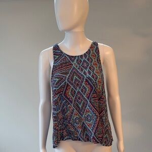 miami Multicolor Tribal Print Tank Top